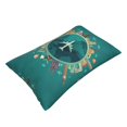 thumbnail image 3 of Bixox Around The Planet Printed Pillow Protector,Super Soft Ideal for Home,Guests,Rentals - 16"x24", 3 of 8
