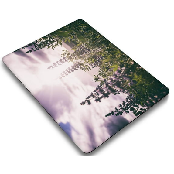 KSK KAISHEK for Old MacBook Air 13" Case 2017 - 2014 2013 2012 2011 2010 Released Model A1369 A1466, Plastic Hard Shell Cover + Black Keyboard Cover, Flower 1930