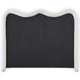 thumbnail image 5 of Meridian Furniture Gavin Cream Chenille Fabric King Bed, 5 of 6