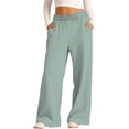 thumbnail image 4 of Sweatpants Elastic Waist Straight Leg Pants with Pockets Boys Solid Pants Mint Green Toddler Sweatpants Boys Active Pants Size 13-14 Years, 4 of 5