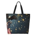 thumbnail image 1 of Fotbe North American Bald Eagle Bolsa Tote Estética de Lona con Estampado para Mujer - Bolsa Reutilizable de Hombro Casual para Vacaciones, Compras, Trabajo y Gimnasio, 1 of 8