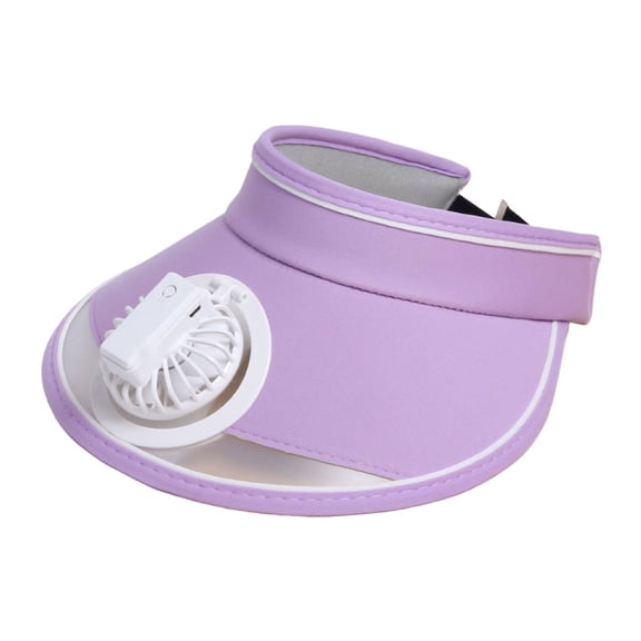 Translucent USB Charging Baseball Hat with Fan Three-speed Adjustable Portable for Summer Outdoor Activities