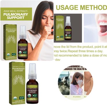 2-Pack Natural Herbal Spray For Lung & Respiratory Support – 30ml