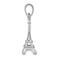 thumbnail image 2 of 14k White Gold 3-D Eiffel Tower Pendant, 2 of 4