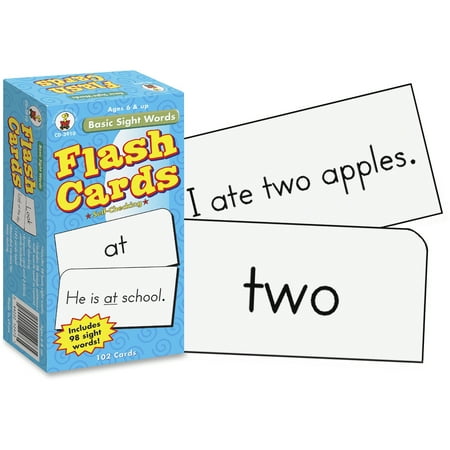Geosafari Card Set - Carson-Dellosa, CDPCD3910, Grades 1-3 Basic Sight Words Flash Card Set, 1 / Pack, Multi
