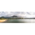 thumbnail image 2 of Head, Danny 24x11 White Modern Wood Framed Museum Art Print Titled - Hanalei Pano II, 2 of 4
