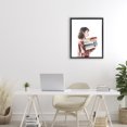 thumbnail image 3 of Stupell Industries Traditional The Book Bearer Girl Black Floating Frame Canvas Art, 17 x 21, by Svetlana Aleynikova, 3 of 8
