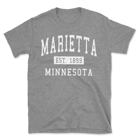 Marietta Minnesota Classic Established Men's Cotton T-Shirt