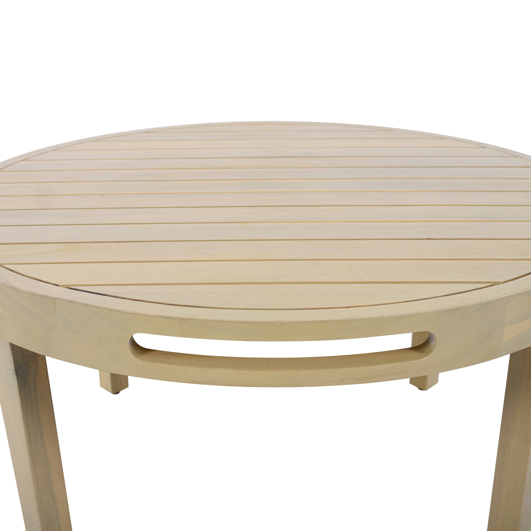Christopher Knight Home Modern Outdoor Loveseat and Coffee Table Set, Handwoven Rope, Light Teak