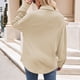 thumbnail image 5 of Camisa de mujer, blusas lisas, camisa de gofre, camisas elegantes, blusas con cuello en V, blusa túnica, blusa camisera de manga larga con botones, blusa camisera informal, festiva S-XXL, 5 of 5