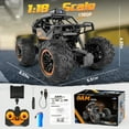 thumbnail image 3 of UQN RC Car Toys for Boys, 1:18 Remote Control Car with 1080P HD Camera, 4WD RC Monster Truck, 2.4 Ghz Alloy Car Toy for Kids Boys Teens Adults Christmas Birthday  Gifts, Black, 3 of 9