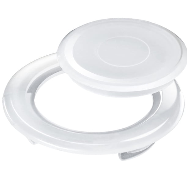 juegos de tapas y anillos para orificios de mesa de patio, tapa de plástico para orificio de sombrilla, anillo para orificio de sombrilla para fiestas al aire libre en el jardín en verano