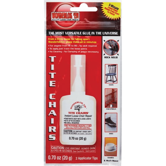 WONDERLOK 'EM Chair Joint Adhesive - Single Pack — Residential Use, Standard Application