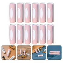 HINTRMENT 12Pcs Bed Sheet Clips Anti Slip Fitted Sheet Clips Plastic TPR PP Pink and White
