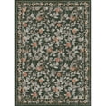 thumbnail image 2 of BERTHMEER Large 8'x10' Area Rugs for Living Room Bedroom Kitchen Home Office Rugs Vintage Blackish Green Floral Carpets Washable Farmhouse Dining Room Oriental Flower Non Slip , Multicolor, 2 of 8