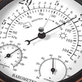 thumbnail image 3 of Barometer Thermometer Hygrometer Atmospheric Pressure Temperature Gauge Outdoor Weather Station Humidity Meter, 3 of 6