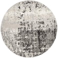 thumbnail image 2 of Safavieh Retro Collection RET2139 Modern Abstract Non-Shedding Stain Resistant Living Room Bedroom Area Rug, 4' x 4' Round, Light Grey / Grey, 2 of 3