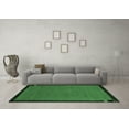 thumbnail image 3 of Ahgly Company Indoor Square Abstract Emerald Green Modern Area Rugs, 5' Square, 3 of 4