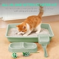 thumbnail image 3 of Kit de Inicio para Gatos PAWISE Caja de Arena 37x27 cm y Comedero Doble, 3 of 9