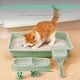 thumbnail image 3 of Kit de Inicio para Gatos PAWISE Caja de Arena 37x27 cm y Comedero Doble, 3 of 9