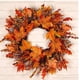 thumbnail image 3 of Corona de hojas de arce y bayas para Acción de Gracias, decoración de Halloween, glamour de puertas e interiores, gloria otoñal, 3 of 5