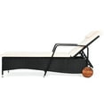 thumbnail image 5 of Patiojoy Adjustable Rattan Outdoor Reclining Patio Rattan Cushioned Lounge, 5 of 5