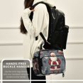 thumbnail image 6 of FORMRS Student Insulated Lunch Bag with Shoulder Strap Reusable Cooler Box for School, Christmas Santa, 6 of 9