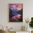 thumbnail image 6 of Diamond Art Kit for Adults, Sunset Mountain Lake Reflections Diamond Painting for Adults Beginners, 5D DIY Diamond Art Painting Kits, Colorful Diamond Painting Craft for Home Decor 12x16, 6 of 7