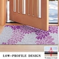 thumbnail image 3 of Purple Floral and Petal Pattern Door Rugs,Washable Non Slip Door Mats Indoor,Decorative Door Mats,Entry Mat Indoor for Entrance,Bedroom,Kitchen,Bathroom,17"x30", 3 of 6
