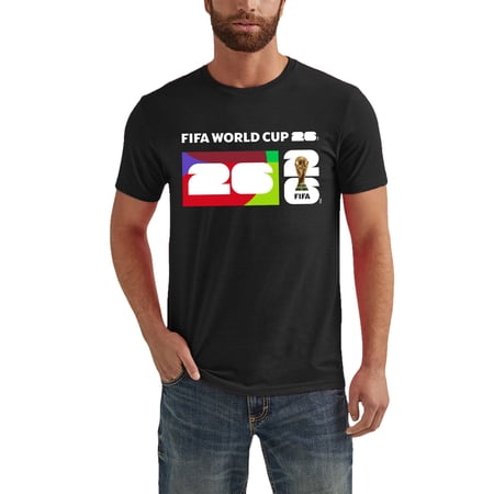 FIFA World Cup 2026 Men s Black Box Graphic Soccer Tee
