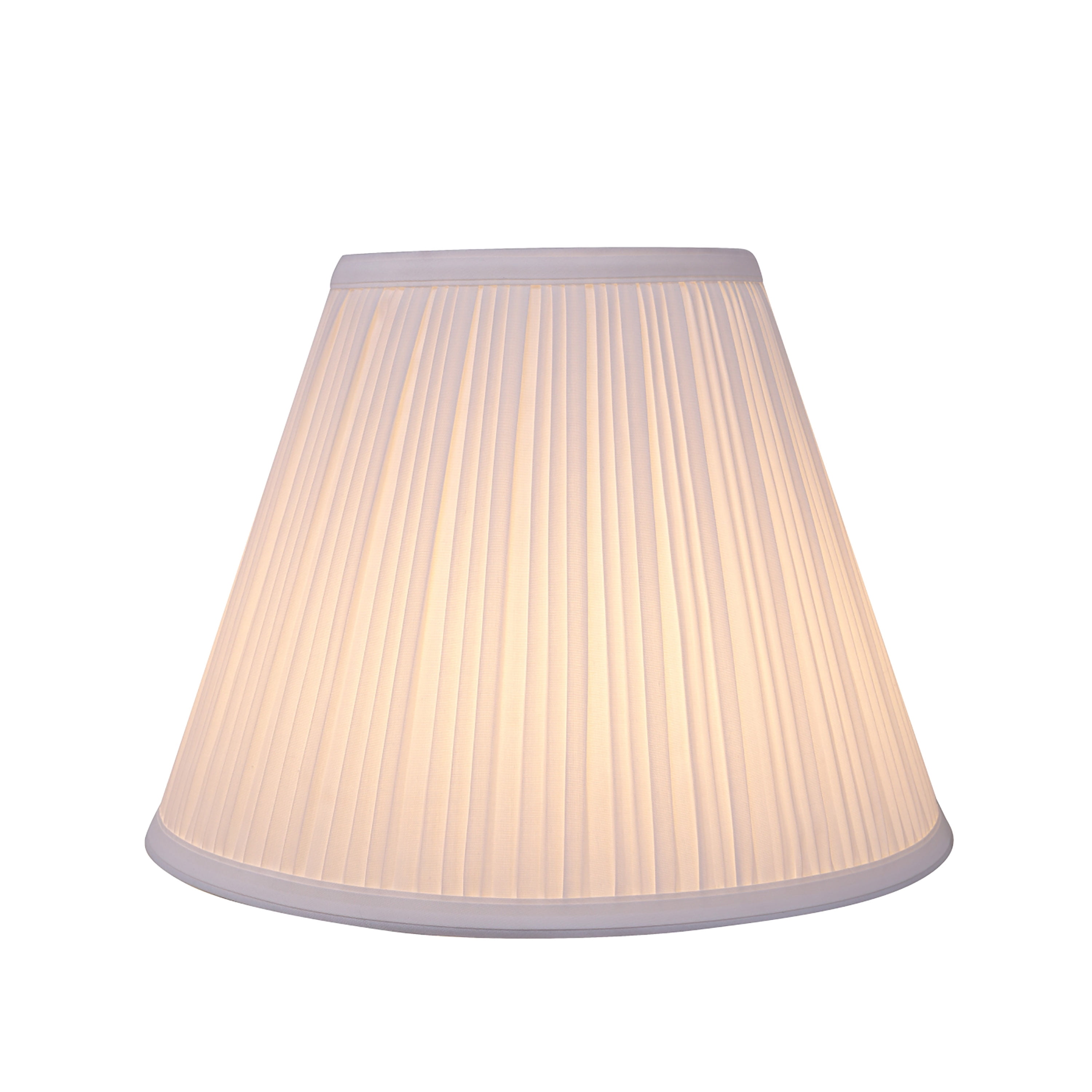 Aspen Creative 59101 Transitional Pleated Empire Shape UNO Construction Lamp Shade in Off White, 10" wide (5" x 10" x 8")