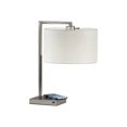 thumbnail image 1 of Adesso - Lampe de Bureau - 1 Douille - Blanc, Acier Brossé, 1 of 2