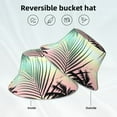 thumbnail image 4 of Kdxio Reflective Bucket Hat - Tropical Summer Palm Print Bucket Hat for Men,Women, 4 of 9