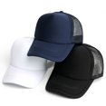 thumbnail image 2 of 2023 Blank Mesh Hat Caps Men Summer Breathable Snapback Baseball Cap mesh Women Fashion Black Trucker Hat Hip Hop Bone Gao Jinjia LED, 2 of 2