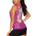 thumbnail image 3 of Balery Cute Pink Axolotl A Camiseta sin mangas estampada ligera para mujer, tops de entrenamiento sin mangas, camisetas de yoga transpirables de secado rápido.-Large, 3 of 7