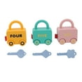 thumbnail image 2 of Cerraduras con letras, cerraduras de aprendizaje para niños, cerraduras con alfabeto deslizantes, llaves, cerraduras de aprendizaje con números de juguete, uso conveniente, 2 of 14