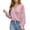 Pink, variant on Womens Shirts Womens Tops 2026 Womens Long Sleeve Eyelet Tops Dressy Casual Blouse Lace Trimmed V Neck Shirt 2024 Fall Outfit Clothes