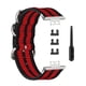 thumbnail image 5 of Seitruly Correa de repuesto para reloj inteligente, tejida deportiva, piezas de reparación de diario compatibles con Watch FIT, negro y rojo Type2 NO2, 5 of 6