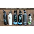thumbnail image 3 of The Coldest Water Standard Size Mouth Hydro Sports Straw Cap Flip Top Lid - Multi-compatible with Standard Flask Mouth Size Stainless Steel Water Bottles, 3 of 7