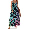 thumbnail image 1 of Vestido sin mangas con estampado de leopardo neón Vibes Acid Dip Total Trip ropa mujer verano 2024, 1 of 7