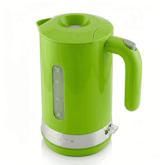 OVENTE 1.8L Electric Kettle with 1500W Fast Boiling Heater, Green KP413G | Best For Coffee or Tea, BPA-Free, Easy-Fill Lid, Water Level Window, Auto Shut-Off & Boil-Dry Protection, Removable Filter
