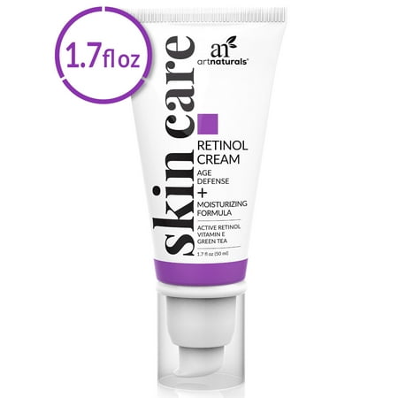 Artnaturals Anti-Aging Retinol Cream-Moisturizer with Hyaluronic Acid, Vitamin E, C and Aloe Vera (1.7 Fl Oz / 50ml)