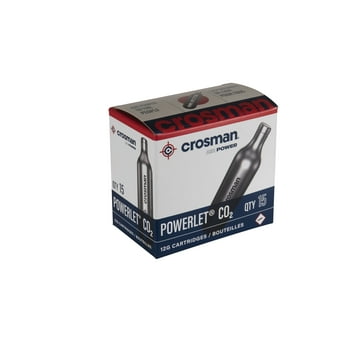 Crosman 12 Gram CO2 Powerlet, 15 Ct, C2315, for Airs and Paintball Markers