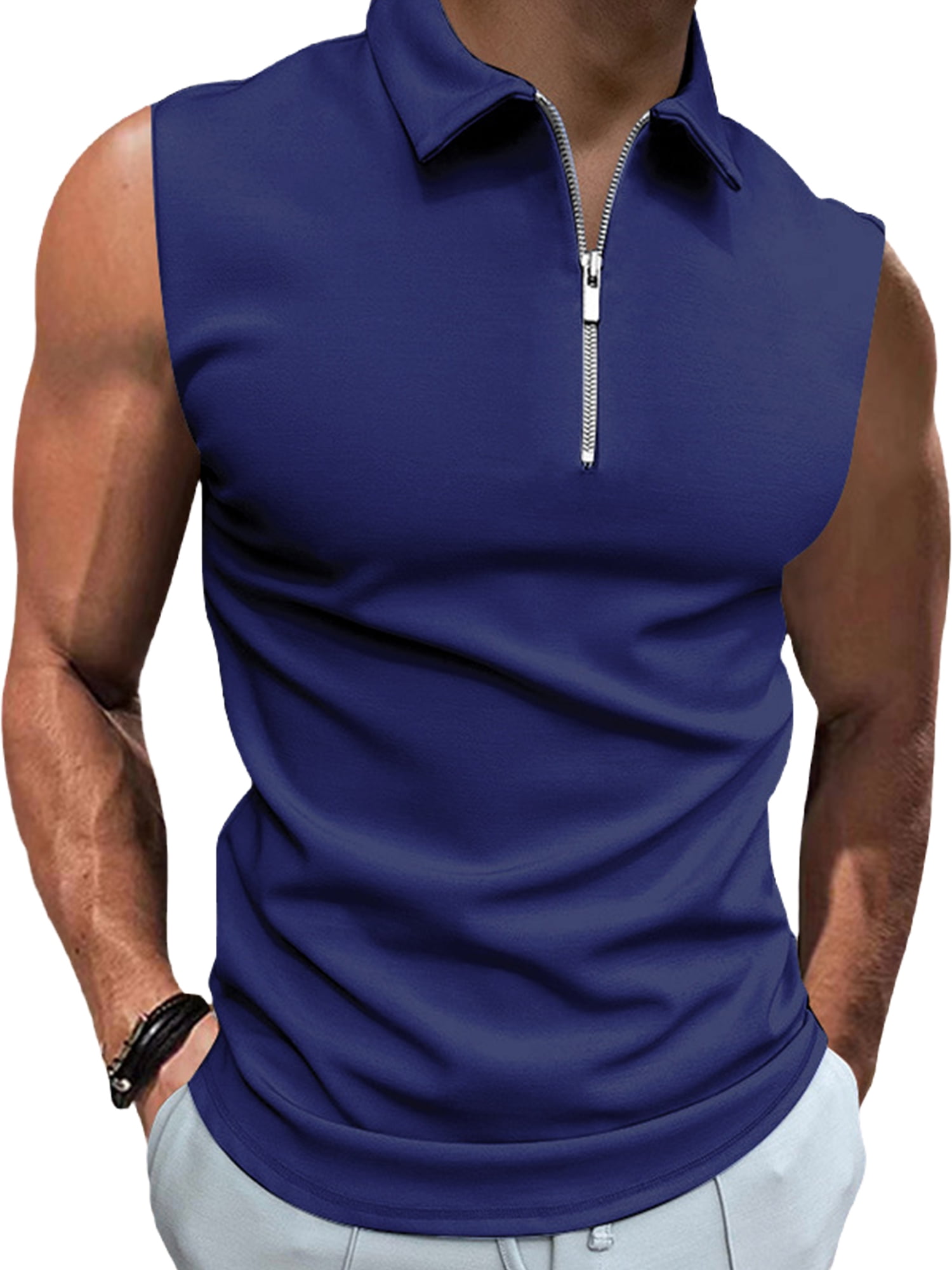 Men's Blue T-Shirts & Tank Tops, Long Sleeve & Polos