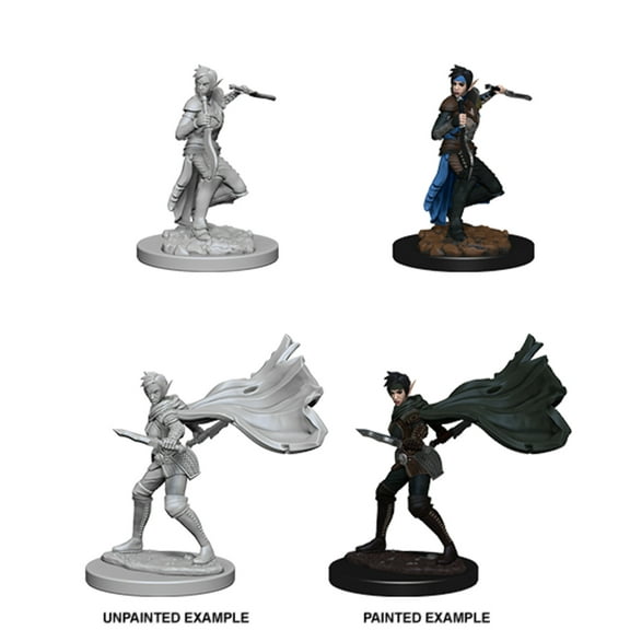 Pathfinder Battles Deep Cuts Unpainted Minis: W4 Elf Female Rogue