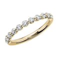 thumbnail image 1 of 0.25 T.C.W Round Shape Natural Diamond Latest Design Wedding Band for Ladies Solid 14K Yellow Gold Size 8, 1 of 7