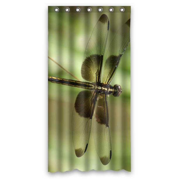 ZKGK Dragonfly Waterproof Shower Curtain Bathroom Decor ...