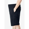 thumbnail image 3 of KingSize Men's Big & Tall Lightweight Jersey Cargo Shorts, 3 of 5