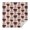 Rottweiler and Pioneer, variant on Schnauzer with Pioneer Flower Square Tablecloth,Waterproof Square Table Cover,Wipeable Spillproof Washable Table Cover for Home Kitchen Party Decor 42"X42"(107x107cm)