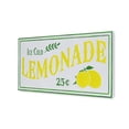 thumbnail image 2 of Contemporary Home Living Rectangular Ice Cold Lemonade Metal Wall Sign - 32" - Yellow, 2 of 4